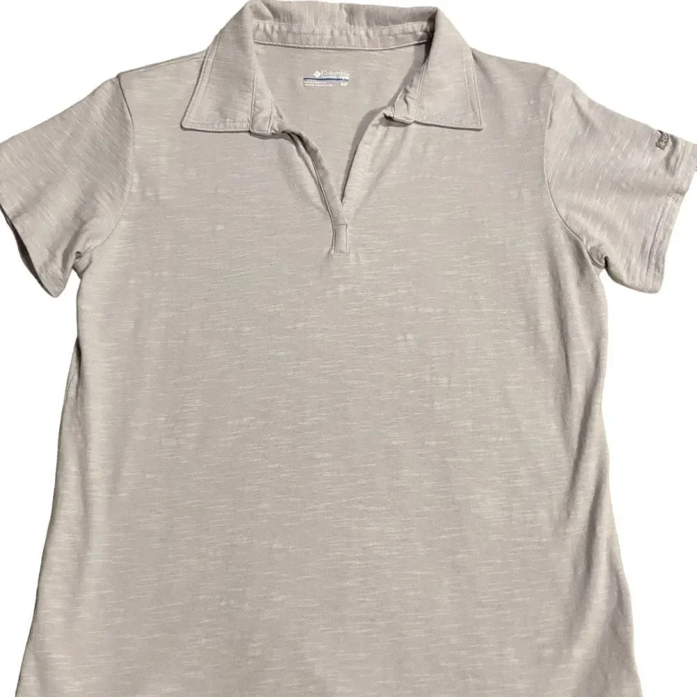 Columbia Grey Short Sleeve Polo - Picture 6 of 6
